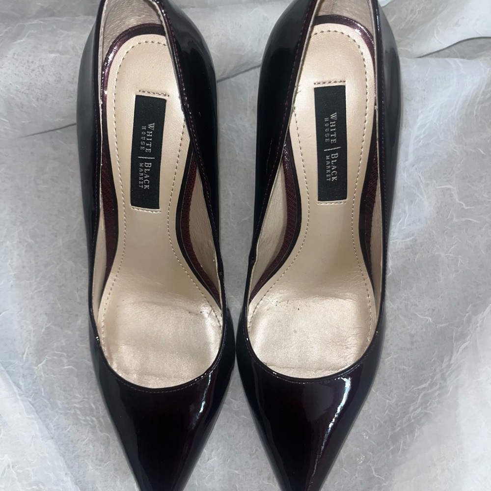 White House Black Market Black Stiletto Heels